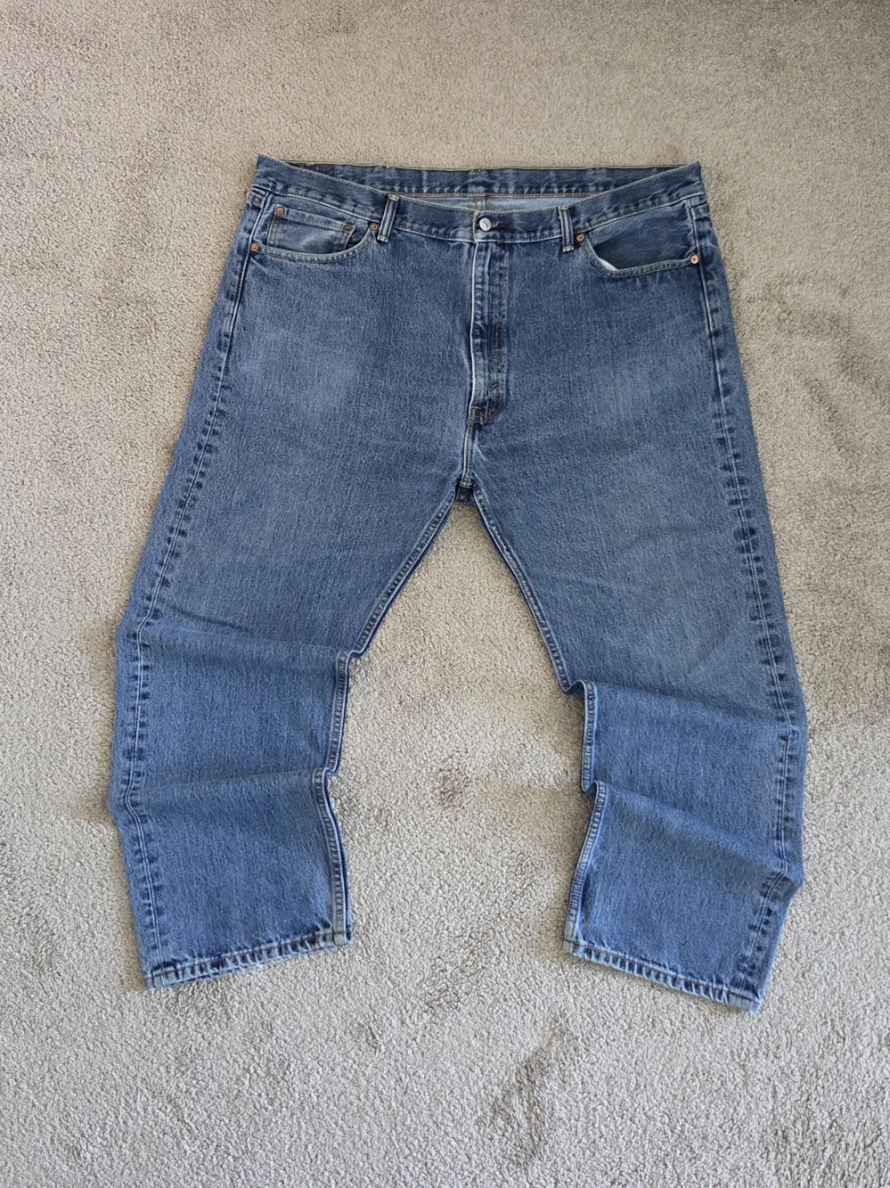 Vintage Levi's 505 Blue Classic Relaxed Jeans Men's 44 x 30